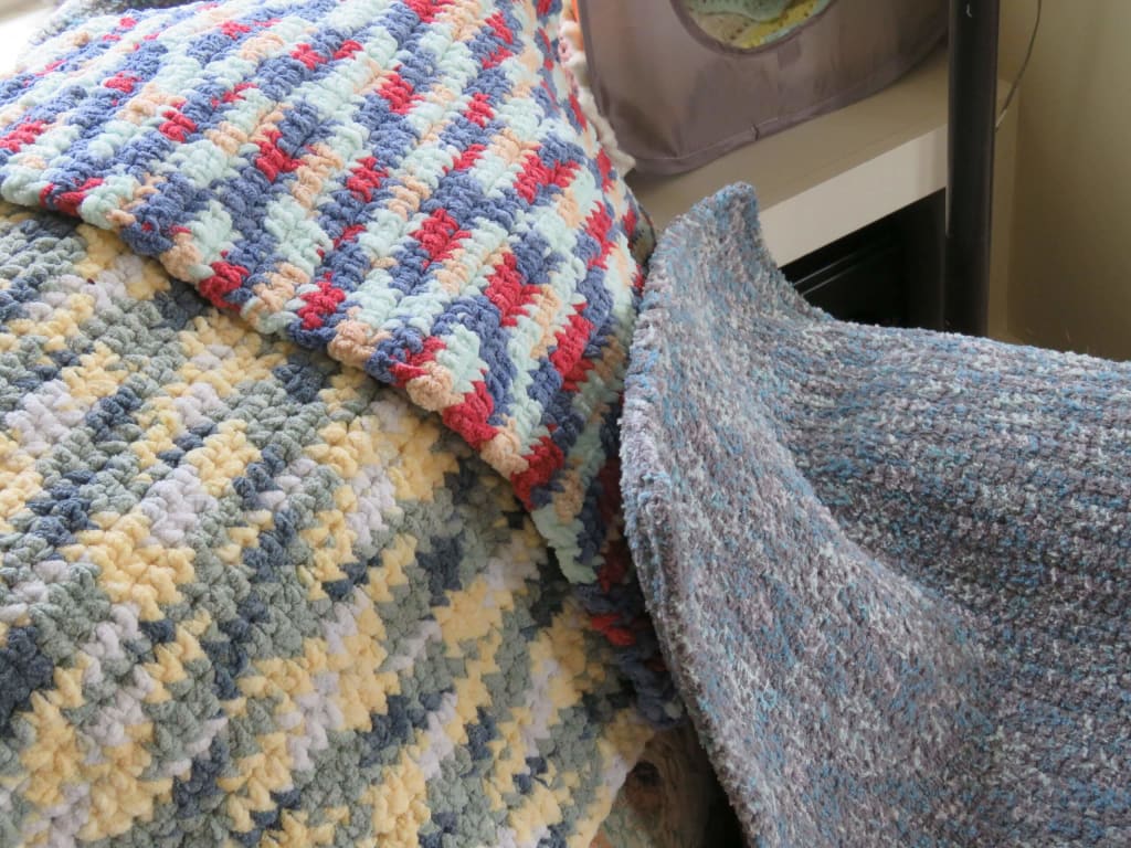 crocheted art by Esther Piazza Doyle